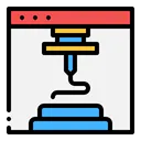 Free 3 D Printer 3 D Printing Electronics Icon