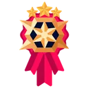 Free 3 Star Medal  Icon