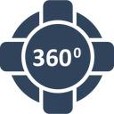 Free 360-Grad-Kamera  Symbol