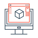 Free 3 D Online Tool Icon