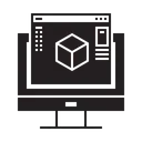 Free 3 D Tool Online Icon