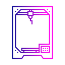 Free 3 D Cristaleria Maquina Icono