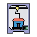 Free 3 D Printer Machine Icon