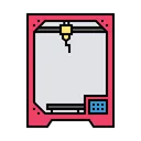 Free 3 D Cristaleria Maquina Icono