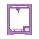 Free 3 D Cristaleria Maquina Icono