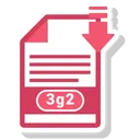 Free 3 G 2 File Format Icon