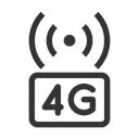 Free 4 G  Icon