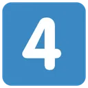 Free 4 Four Digital Icon