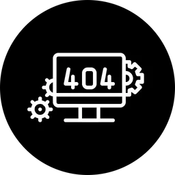 Free 404 error  Icon