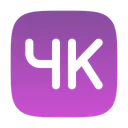 Free 4 K Movie Cinema Icon