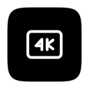 Free 4k film, high definition, entertainment, screen, monitor  Icon