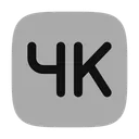 Free 4 K Movie Cinema Icon