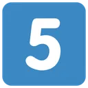 Free 5 Five Digital Icon