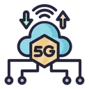 Free 5 G Upload And Download 5 G Connection 5 G Icon