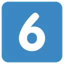 Free 6 Sechs Digital Symbol