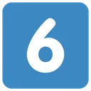 Free 6 Six Digital Icon