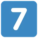 Free 7 Seven Digital Icon