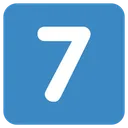 Free 7 Sieben Digital Symbol