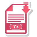 Free 7 Z Archivo Formato Icono