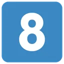 Free 8 Acht Digital Symbol