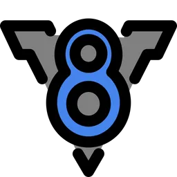 Free 8 V Logo Icon