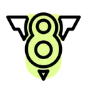 Free 8 V Technology Logo Social Media Logo Icon