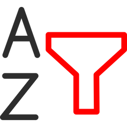Free A To Z Funnel  Icon
