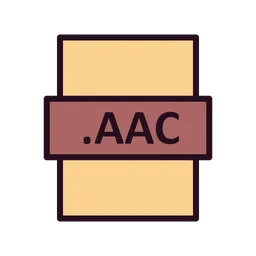 Free Aac File  Icon
