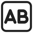 Free Button Blood Type Icon