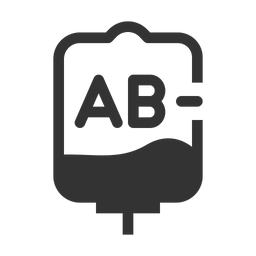 Free Ab negatives Blut  Symbol