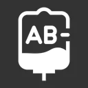 Free Ab negatives Blut  Symbol