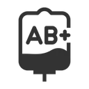 Free Ab Positive Blood  Icon