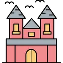 Free Abandoned House Halloween Home Haunted House Icon
