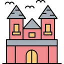 Free Abandoned House Halloween Home Haunted House Icon