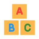 Free Abc Alphabet Cubes Icon