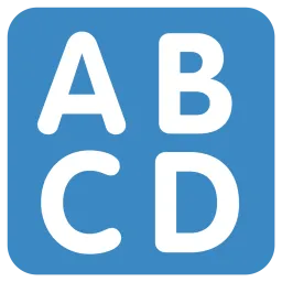 Free Abcd  Icon