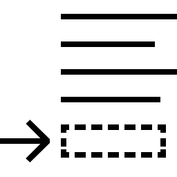 Free Absatz  Symbol