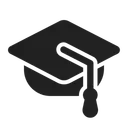 Free Abschlusskappe  Symbol