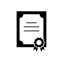 Free Abschlusszeugnis  Symbol