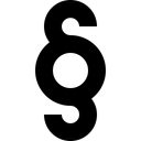 Free Abschnitt Symbol