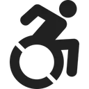 Free Accessible Icon  Icon