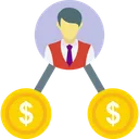 Free Businessman Businessperson Financier Icon