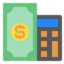 Free Money Calculator Finance Icon