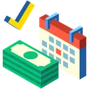 Free Accounts Budget Planning Calendar Icon