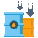 Free Petroleo Combustible Barril Icono