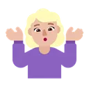 Free Achselzuckend Flach Mittelleicht Icon