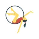 Free Acrobat Ring Circus Icon