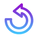 Free Actualizacion Izquierda Recargar Flecha Repetir Flecha Icono