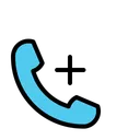 Free Add Call  Icon