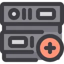 Free Add Add Data Database Icon